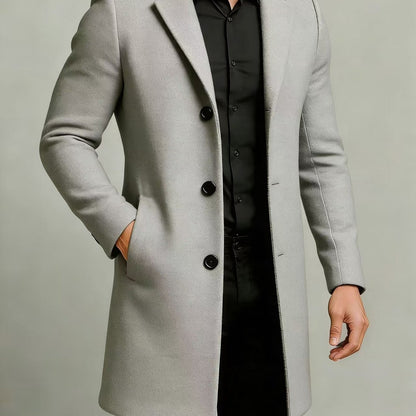 Alessandro - Elegant Business Overcoat | By Julian & Claire Toronto
