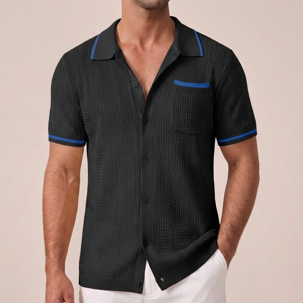 Ollie -  Short Sleeve Camp Collar Shirt | By Julian & Claire Toronto
