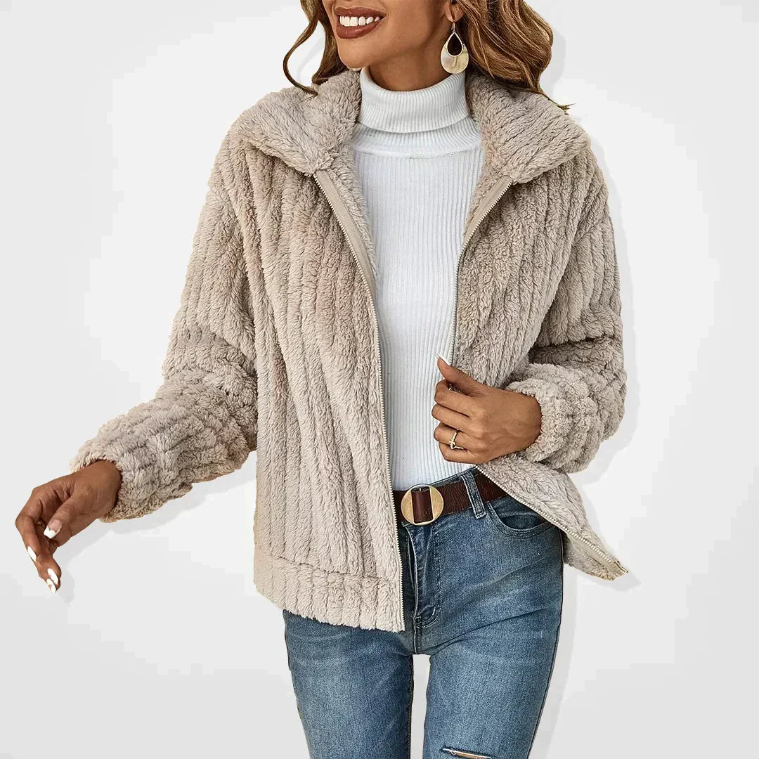 Natalie - Elegant Fluffy Cardigan | By Julian & Claire Toronto