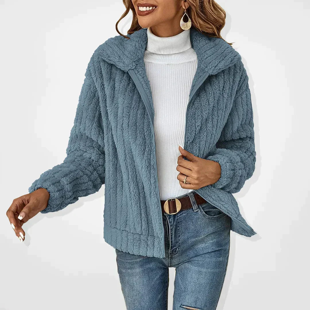 Natalie - Elegant Fluffy Cardigan | By Julian & Claire Toronto