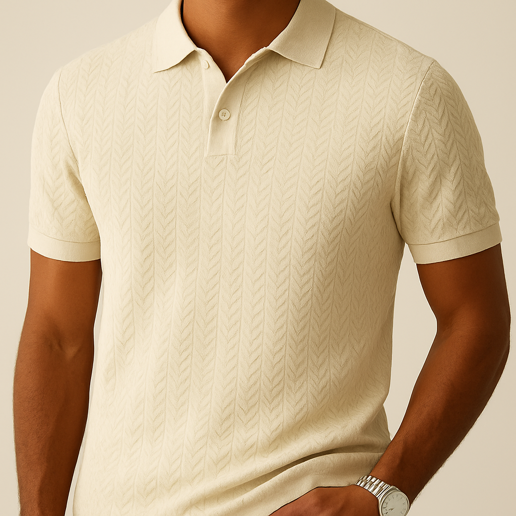Men's Polo Shirt Modern Lapel Collar