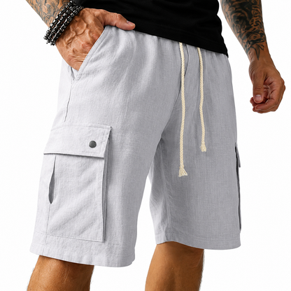 Dylan - Modern Utility Pocket Shorts | By Julian & Claire Toronto