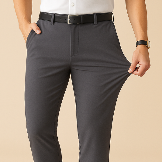Felix - Stretchy Fit Pleated Suit Pants | By Julian & Claire Toronto