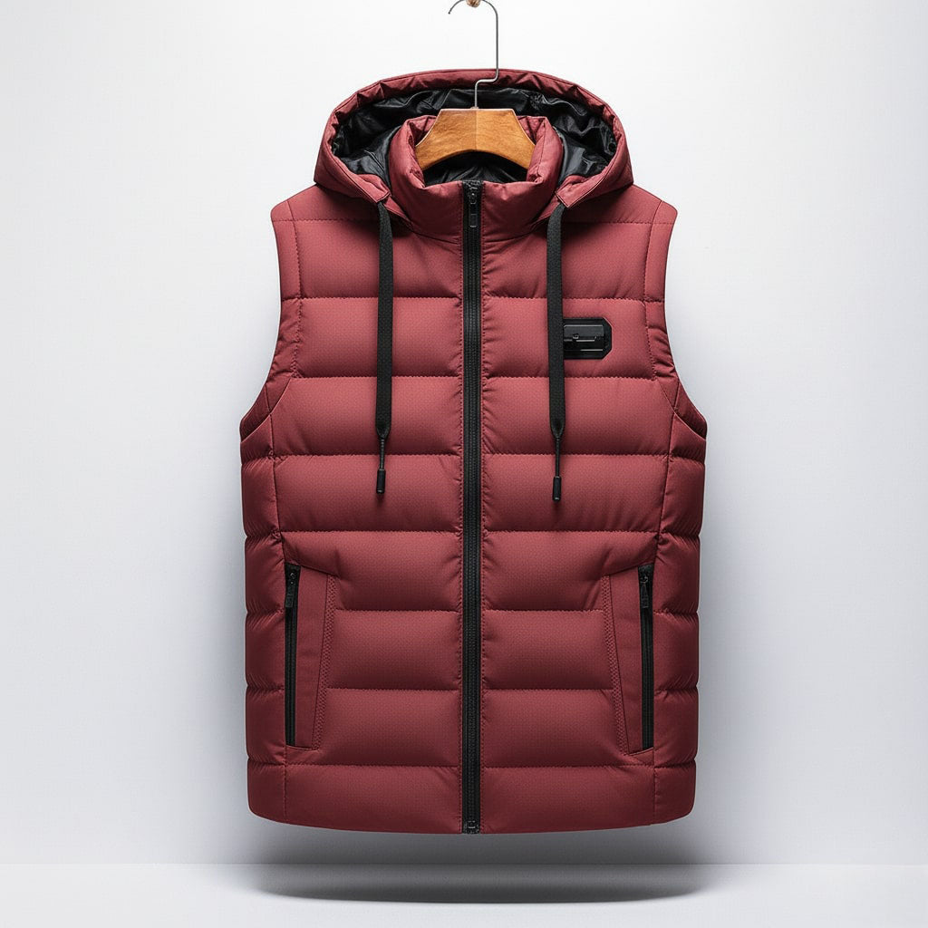 Danny - Padded Zip-Up Vest | By Julian & Claire Toronto