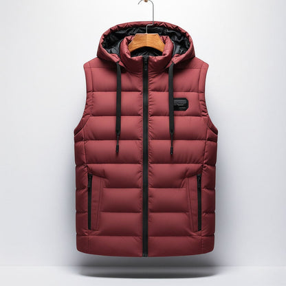 Danny - Padded Zip-Up Vest | By Julian & Claire Toronto