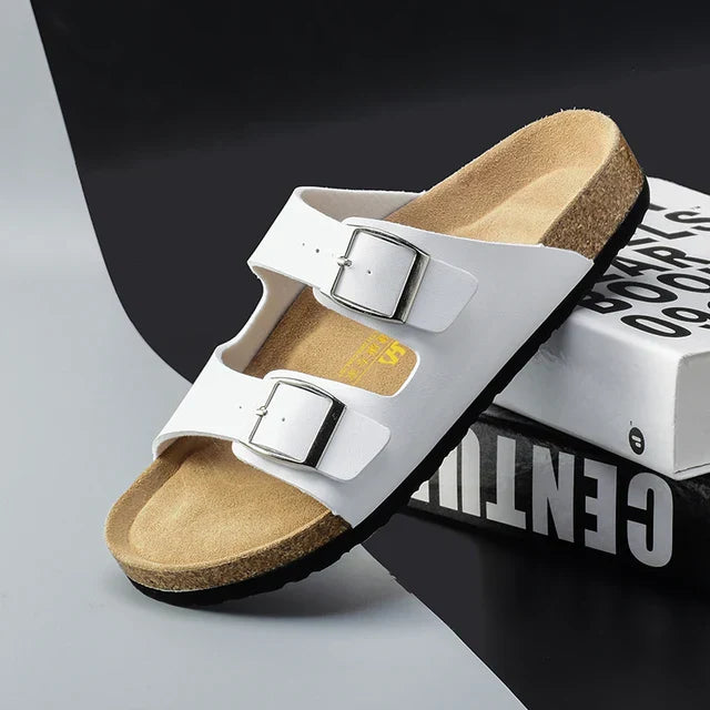 Ruben - Classic Buckle Slides | By Julian & Claire Toronto