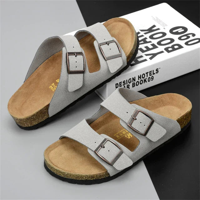 Ruben - Classic Buckle Slides | By Julian & Claire Toronto