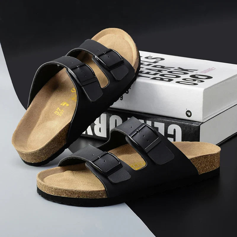 Ruben - Classic Buckle Slides | By Julian & Claire Toronto