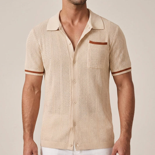Ollie -  Short Sleeve Camp Collar Shirt | By Julian & Claire Toronto