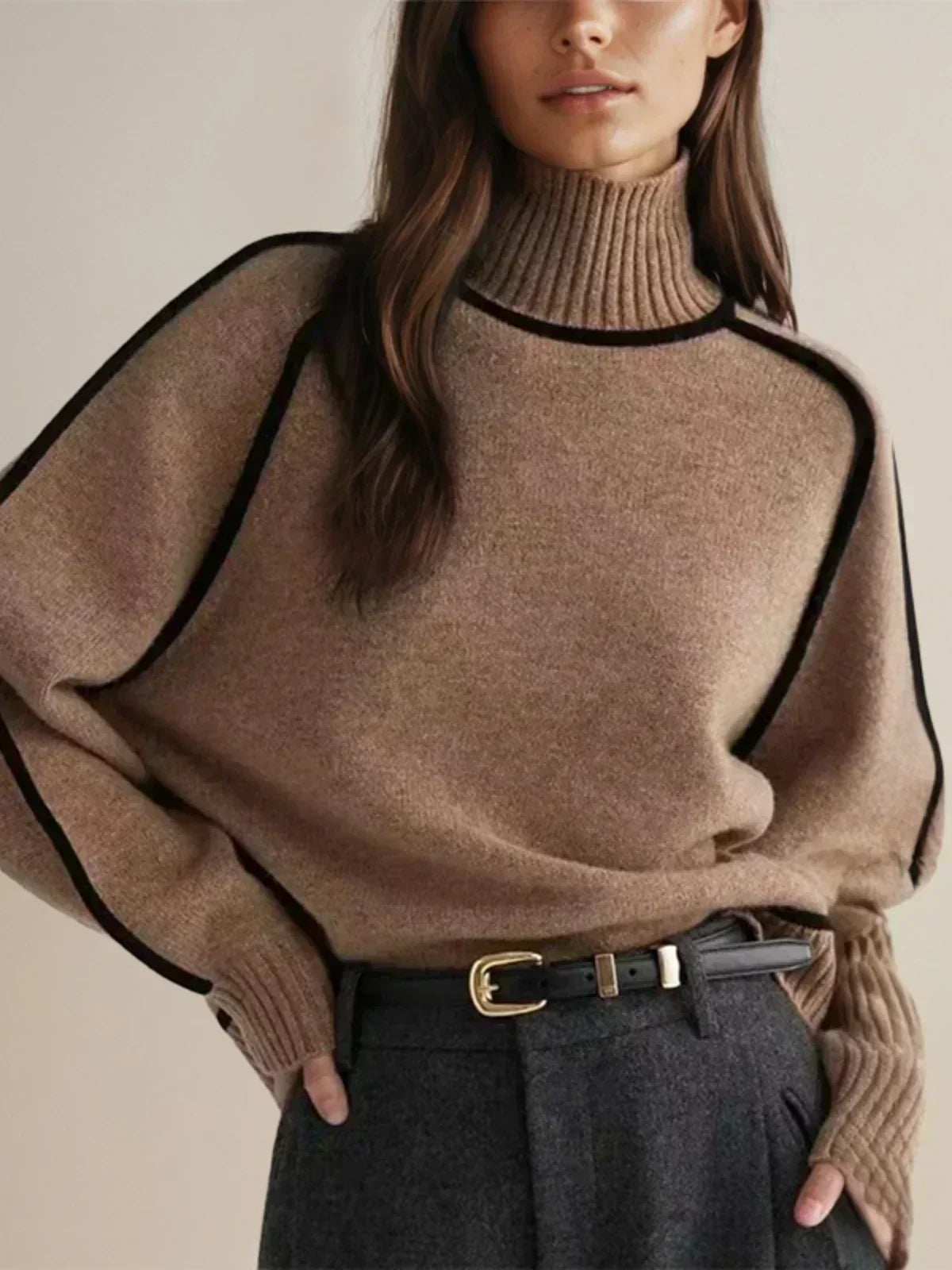 Chloe - Elegant Turtleneck Sweater | By Julian & Claire Toronto