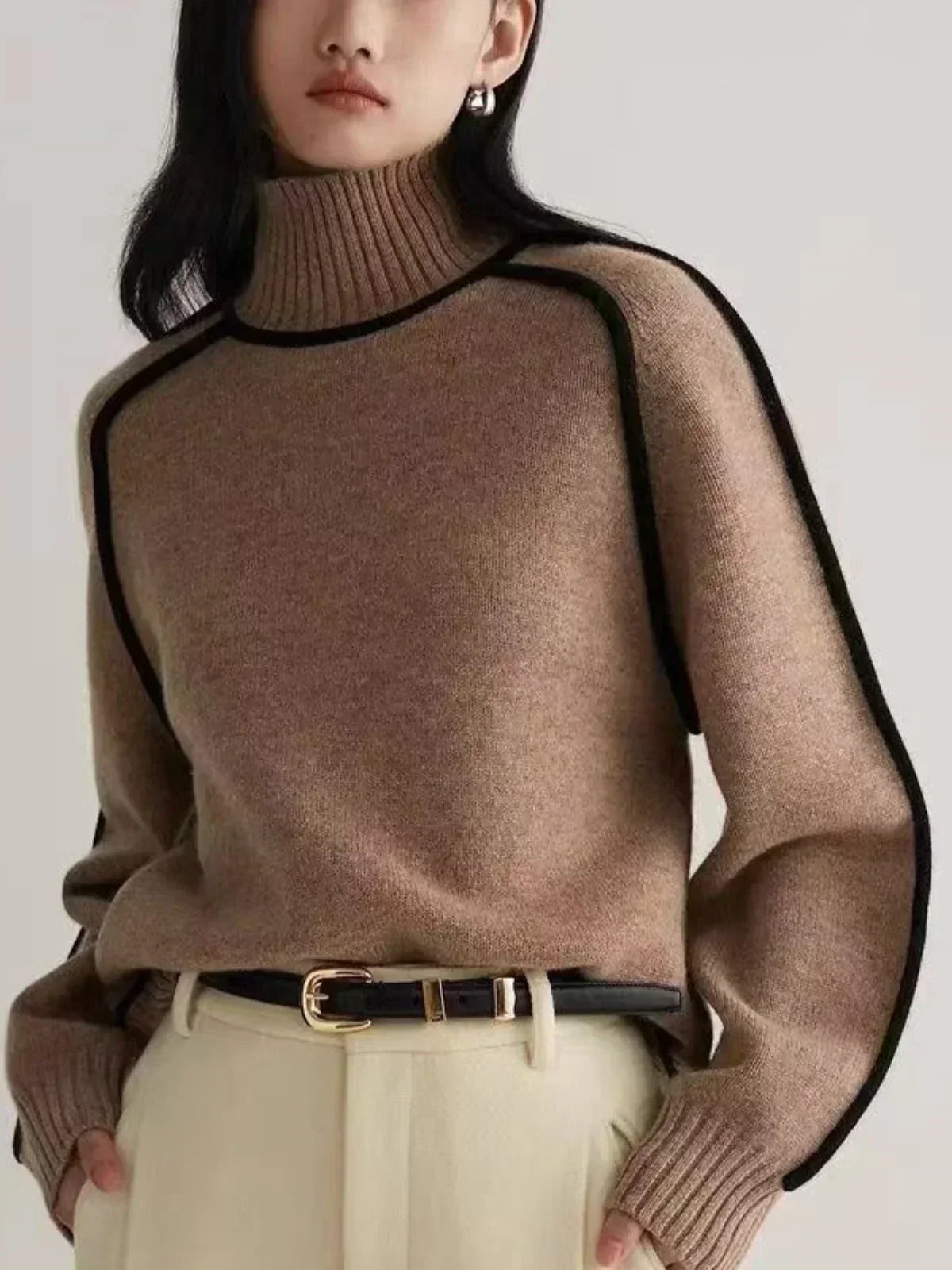 Chloe - Elegant Turtleneck Sweater | By Julian & Claire Toronto