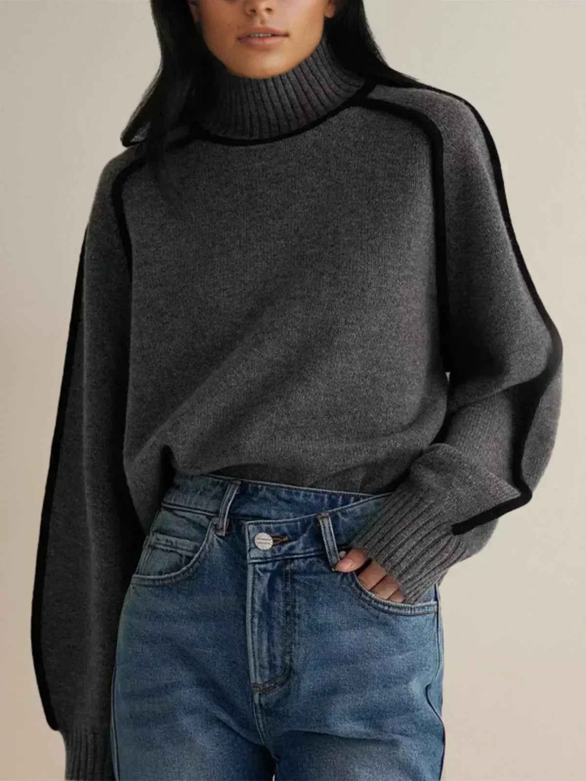 Chloe - Elegant Turtleneck Sweater | By Julian & Claire Toronto