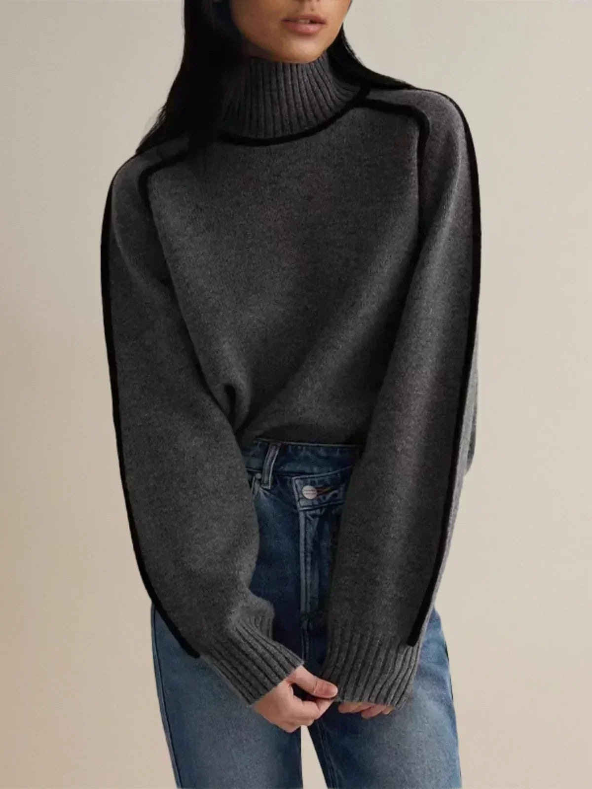Chloe - Elegant Turtleneck Sweater | By Julian & Claire Toronto