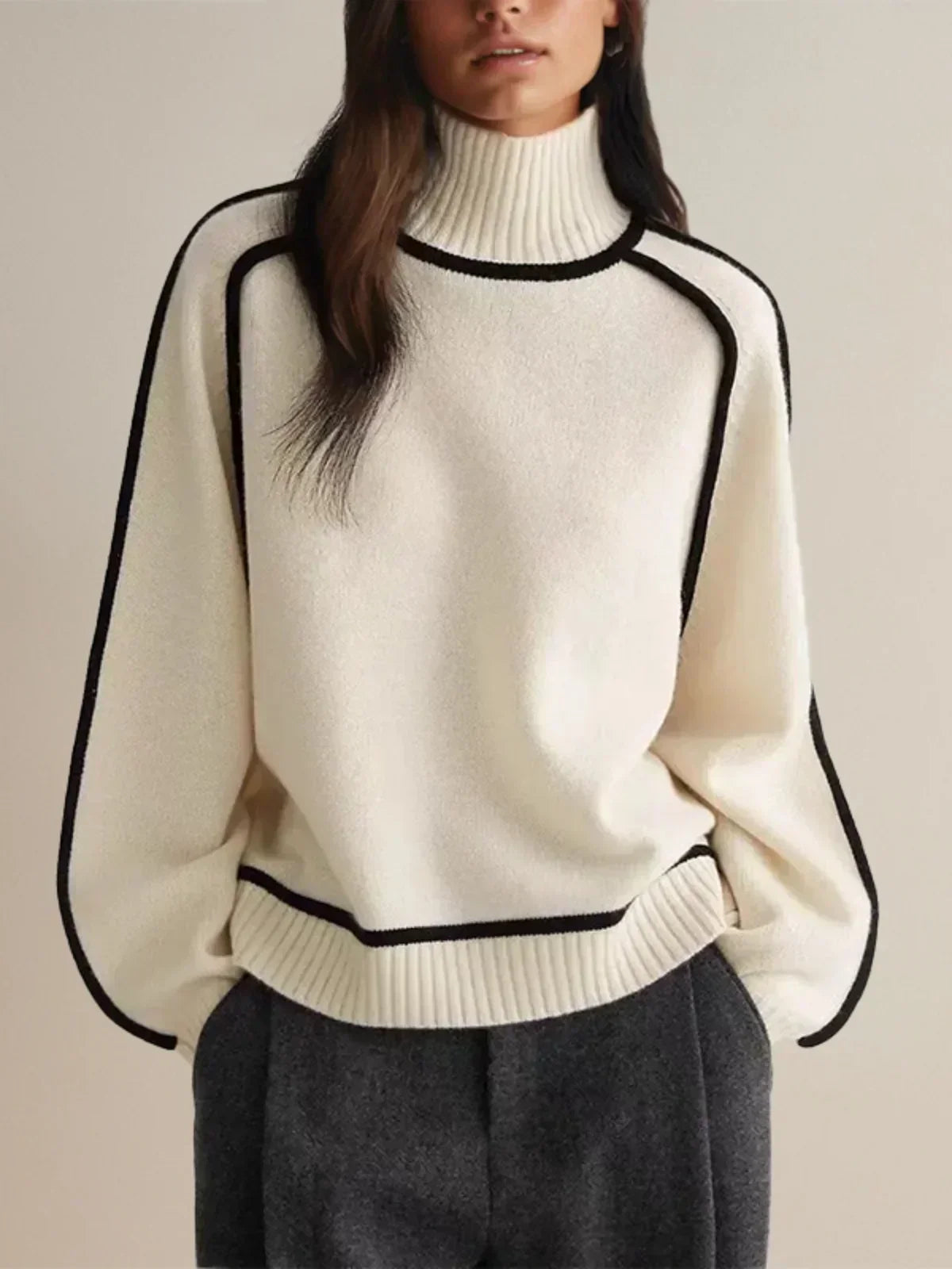 Chloe - Elegant Turtleneck Sweater | By Julian & Claire Toronto