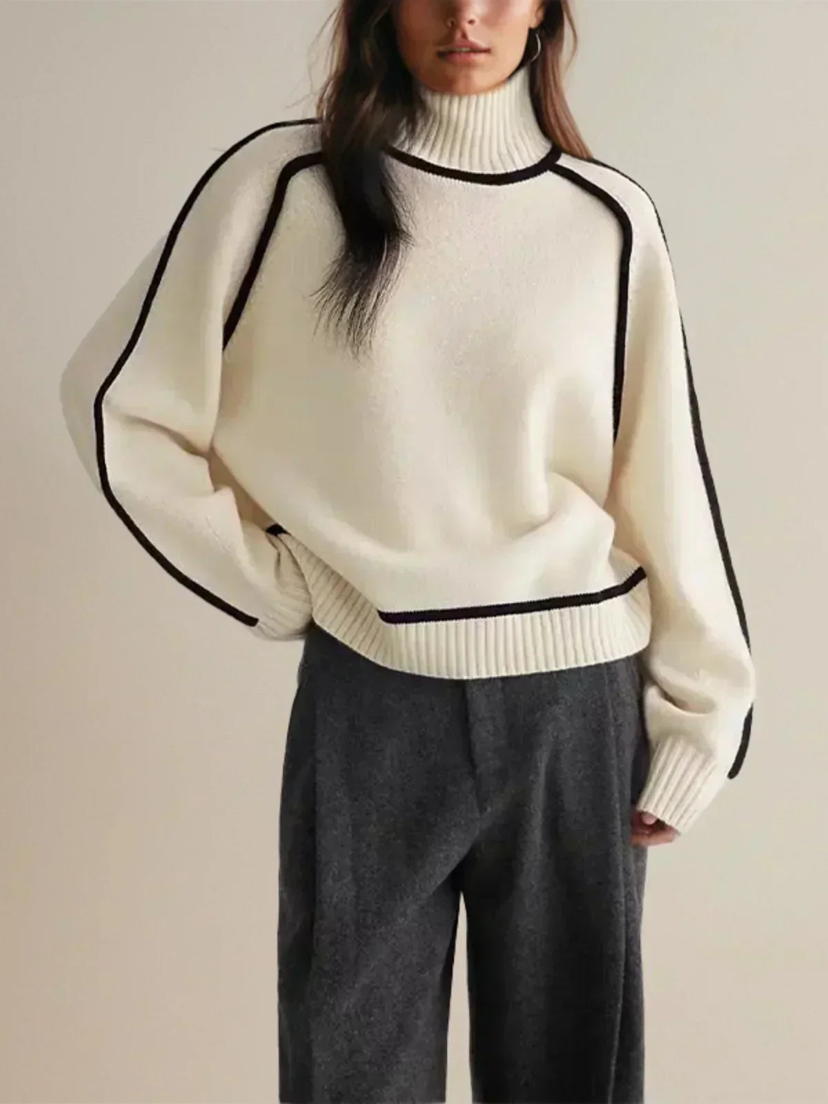 Chloe - Elegant Turtleneck Sweater | By Julian & Claire Toronto