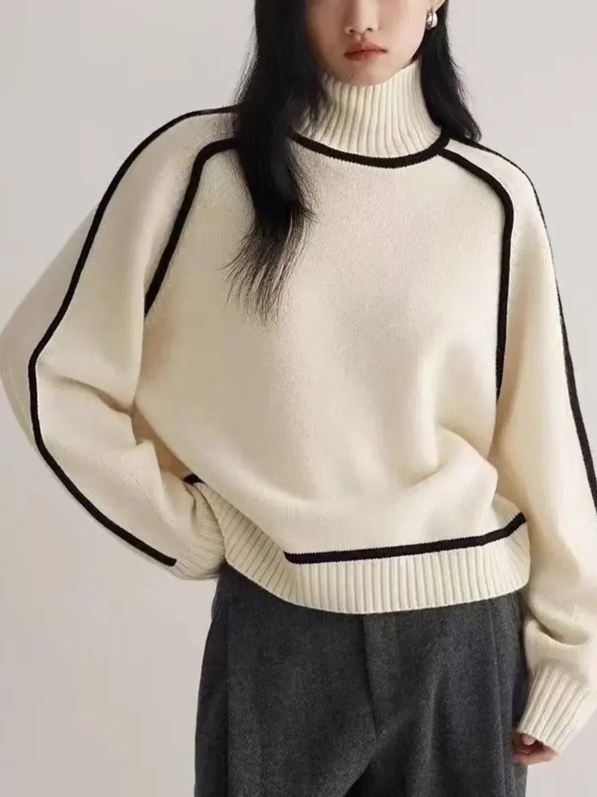 Chloe - Elegant Turtleneck Sweater | By Julian & Claire Toronto