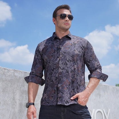 Howard - Modern Botanical Casual Shirt | By Julian & Claire Toronto