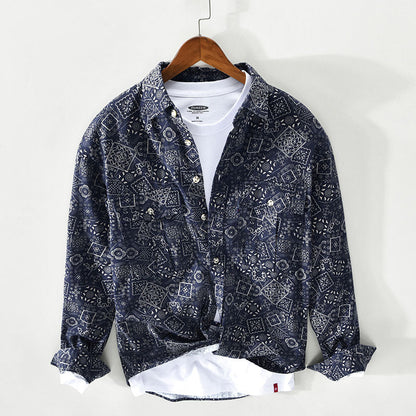 Todd - Vintage Paisley Button-Up Shirt | By Julian & Claire Toronto
