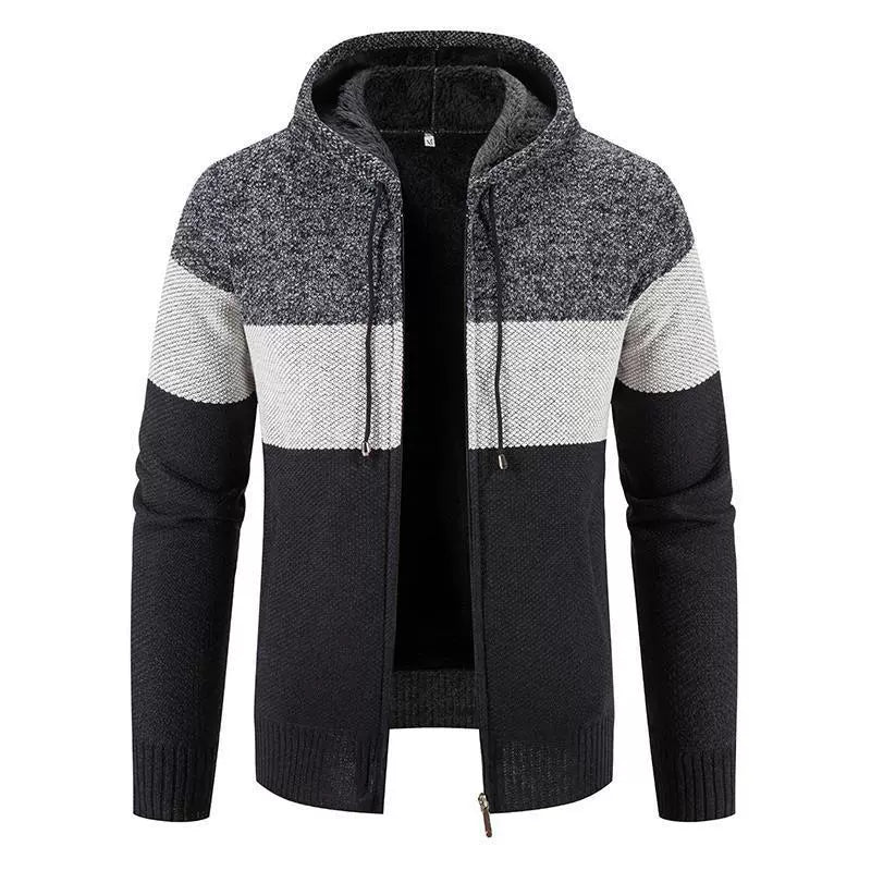 Boris - Colour Block Hooded Jacket | By Julian & Claire Toronto