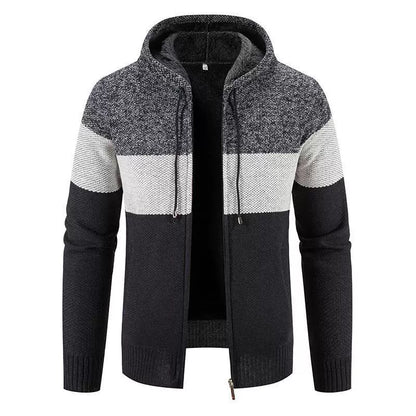 Boris - Colour Block Hooded Jacket | By Julian & Claire Toronto
