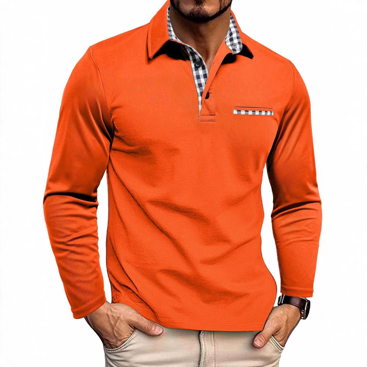 Tobias - Classic Long Sleeve Polo | By Julian & Claire Toronto