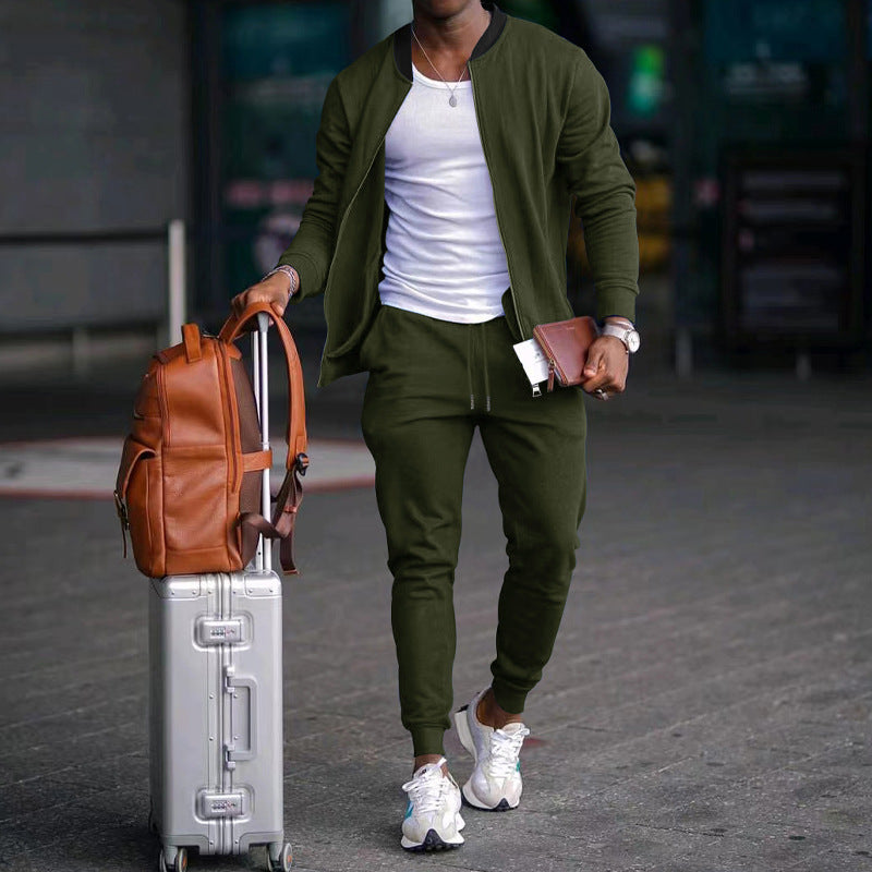 Danick – Casual Zip-Up Travel Tracksuit Set | By Julian & Claire Toronto