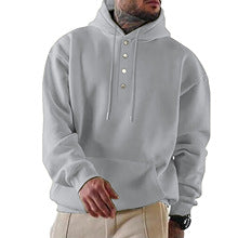 Chad - Everyday Buttoned Knit Hoodie | By Julian & Claire Toronto