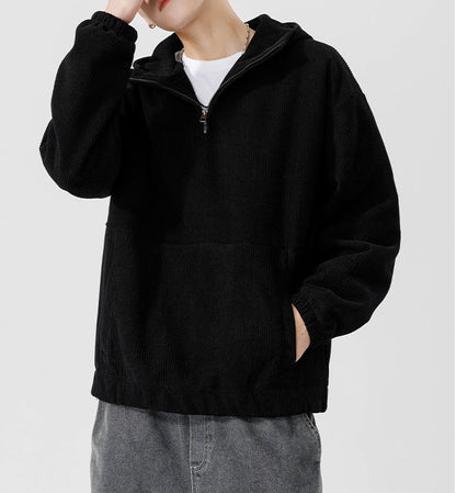 Lawrence - Relaxed Quarter-Zip Hoodie | By Julian & Claire Toronto