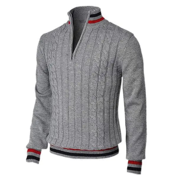 Grayson - Classic Luxe Zip Sweater | By Julian & Claire Toronto