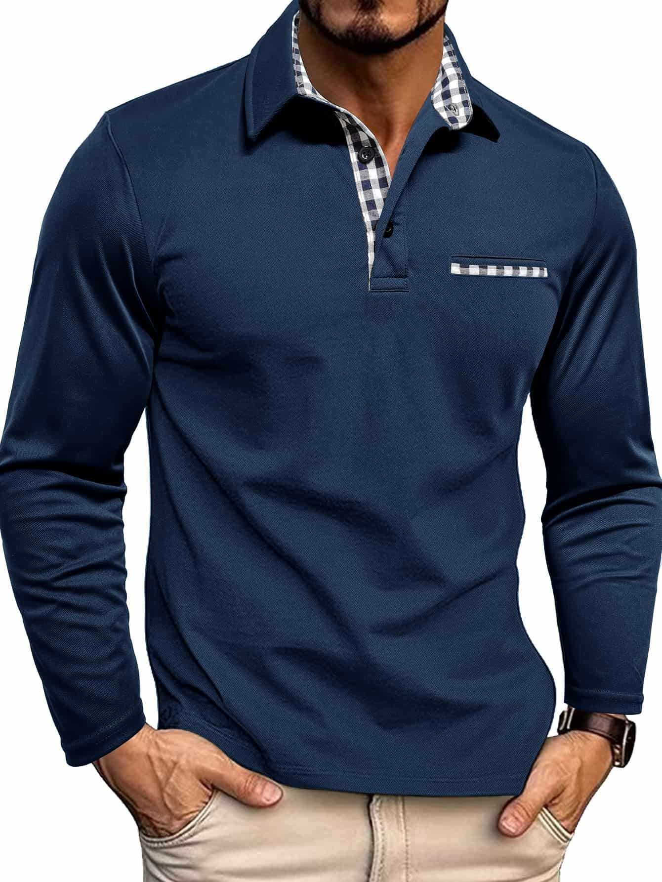 Tobias - Classic Long Sleeve Polo | By Julian & Claire Toronto