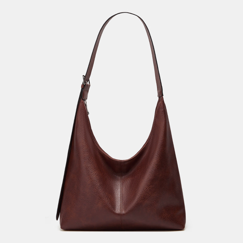 Lauren - Casual Solid Color Large Shoulder Crossbody Bag | By Julian & Claire Toronto