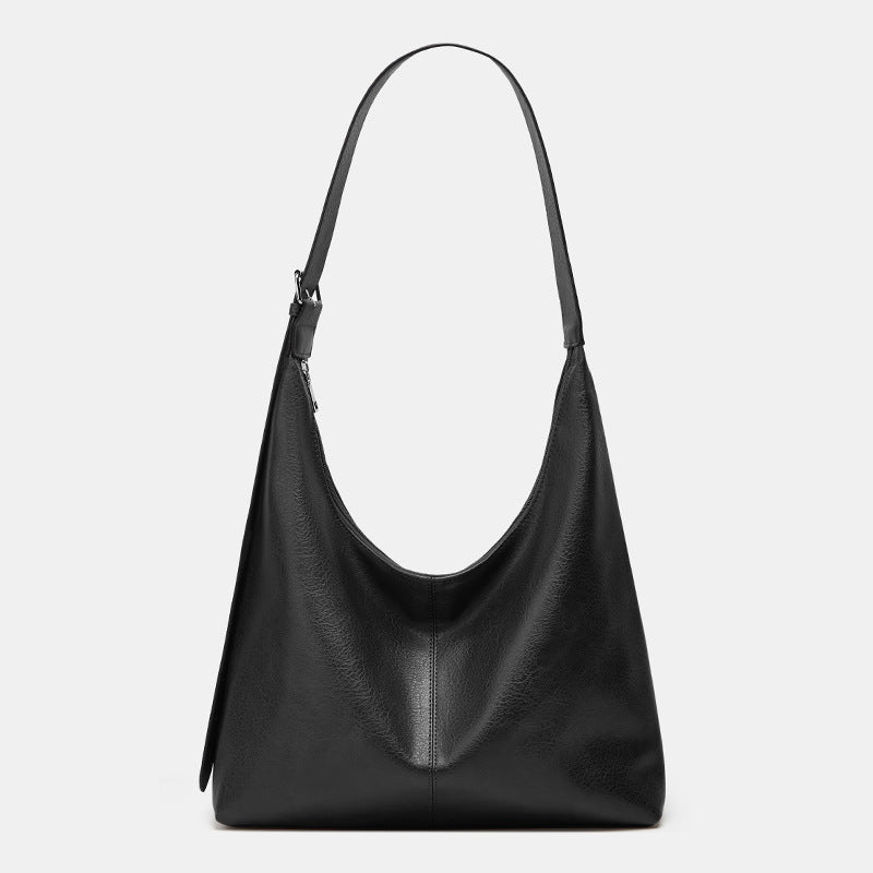 Lauren - Casual Solid Color Large Shoulder Crossbody Bag | By Julian & Claire Toronto
