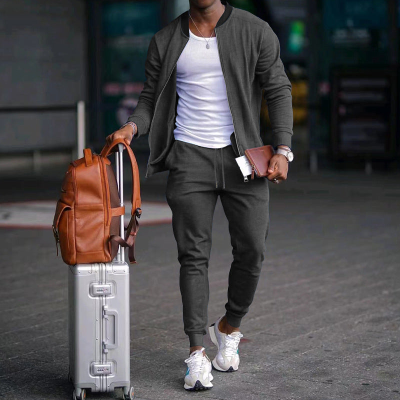 Danick – Casual Zip-Up Travel Tracksuit Set | By Julian & Claire Toronto