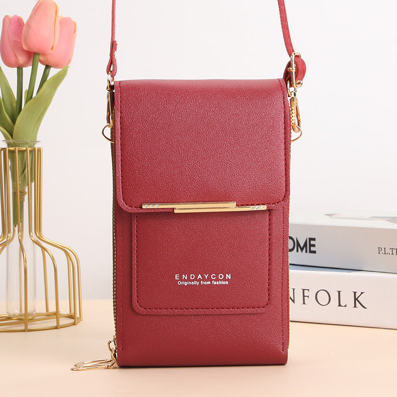 Madison  - Stylish Mobile Phone Messenger Bag with Touch Screen | By Julian & Claire Toronto