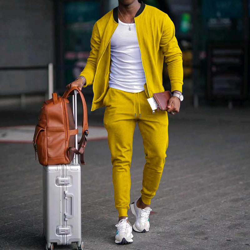 Danick – Casual Zip-Up Travel Tracksuit Set | By Julian & Claire Toronto