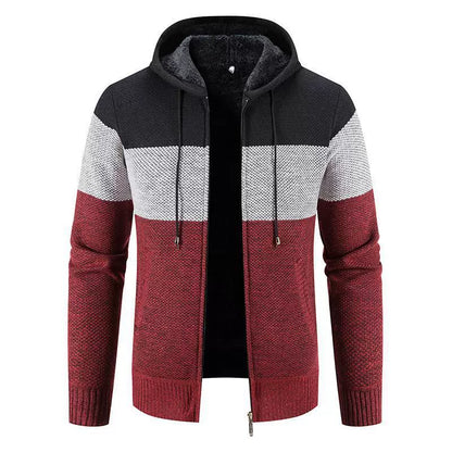 Boris - Colour Block Hooded Jacket | By Julian & Claire Toronto