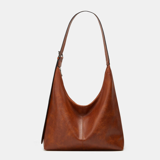 Lauren - Casual Solid Color Large Shoulder Crossbody Bag | By Julian & Claire Toronto