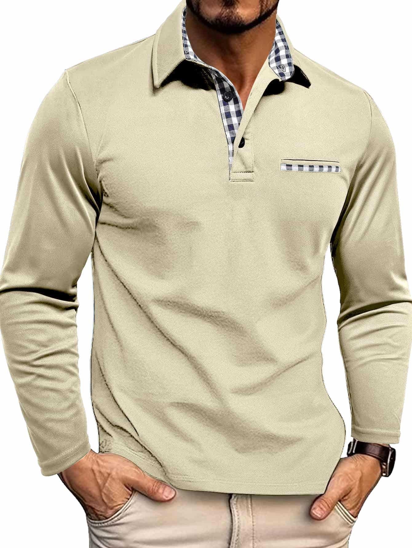 Tobias - Classic Long Sleeve Polo | By Julian & Claire Toronto