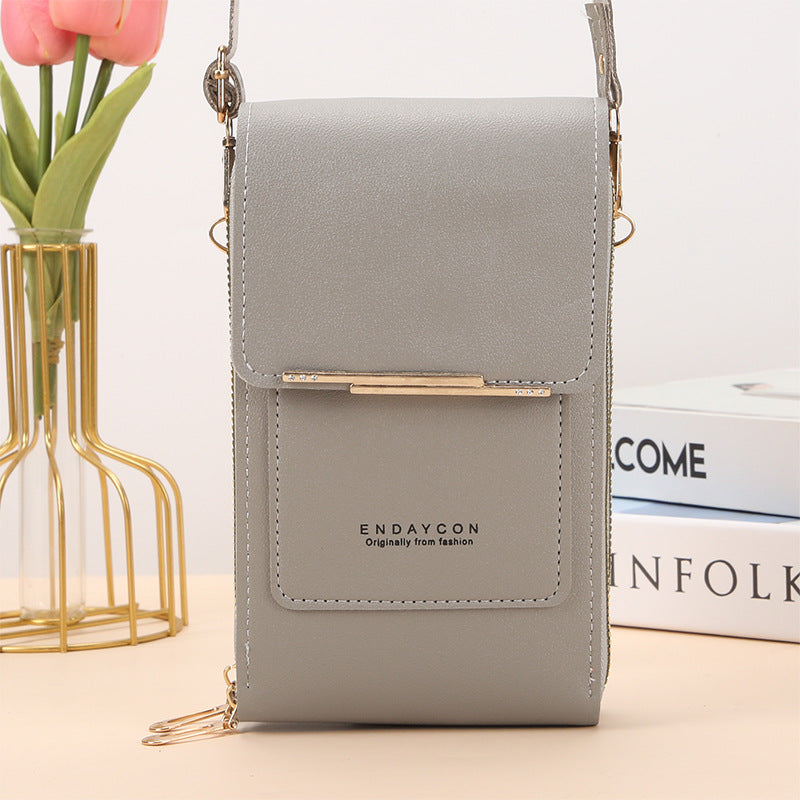 Madison  - Stylish Mobile Phone Messenger Bag with Touch Screen | By Julian & Claire Toronto