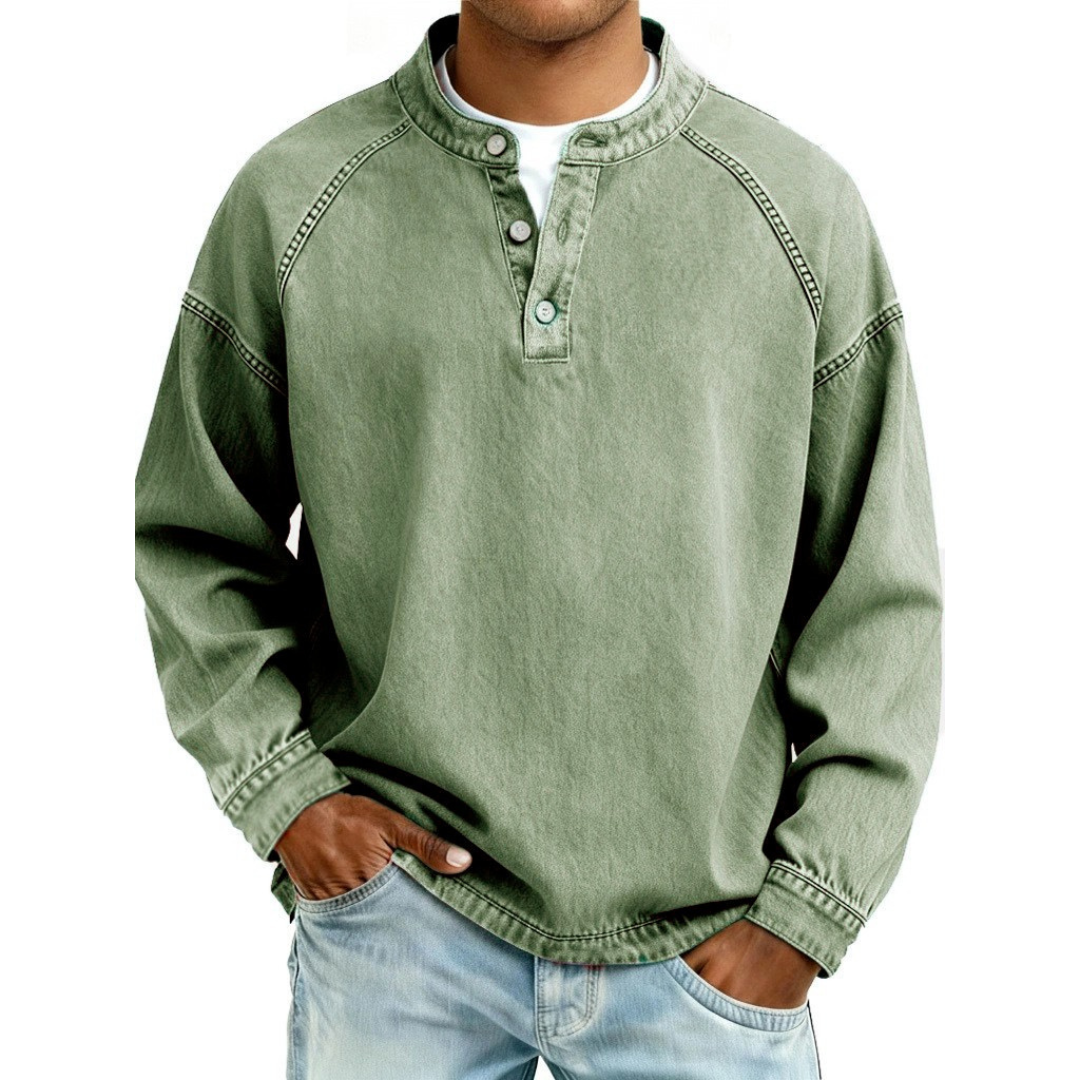Benson - Timeless Casual Long Sleeve Shirt | By Julian & Claire Toronto