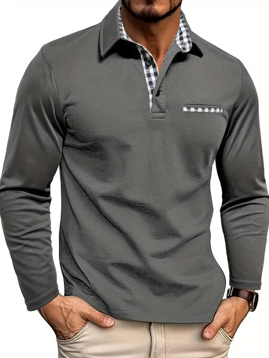 Tobias - Classic Long Sleeve Polo | By Julian & Claire Toronto