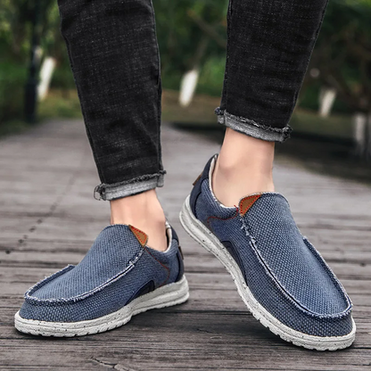Maxime - Classic Comfort Canvas Loafers | By Julian & Claire Toronto
