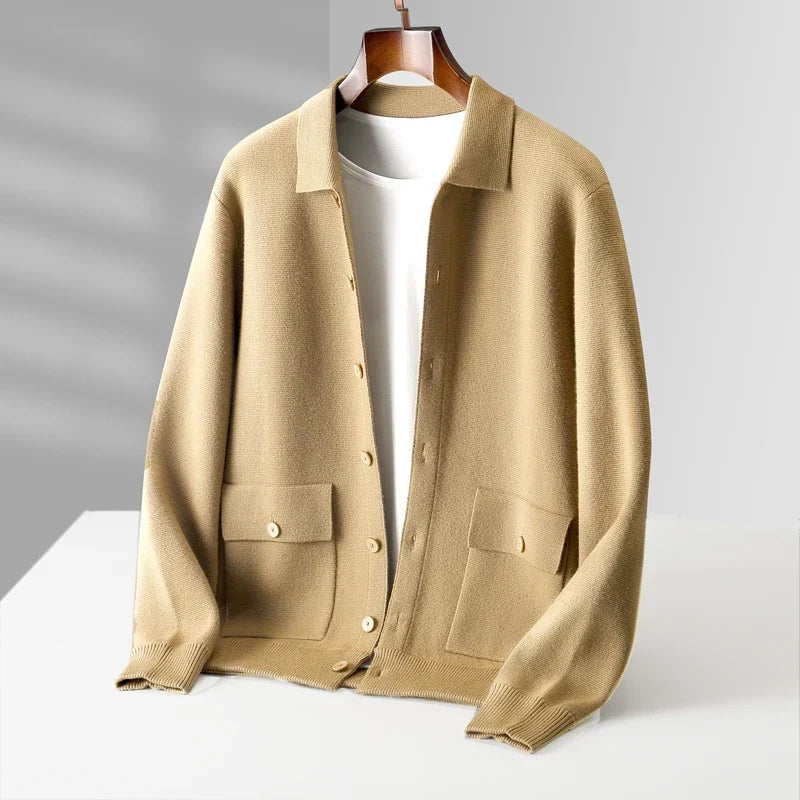 Tommy - Classic Pocket Cardigan | By Julian & Claire Toronto