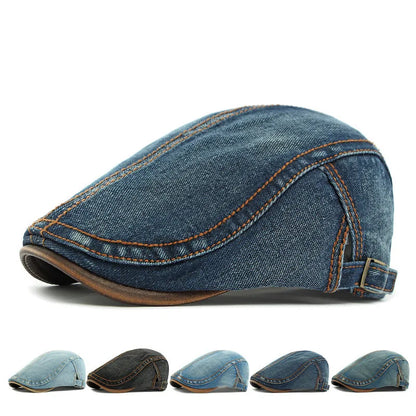 Mikkel - Classic Washed Denim Cap | By Julian & Claire Toronto
