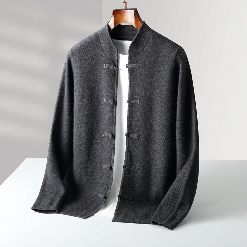 Darius - Elegant Button-Up Cardigan | By Julian & Claire Toronto