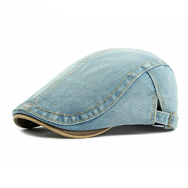 Mikkel - Classic Washed Denim Cap | By Julian & Claire Toronto