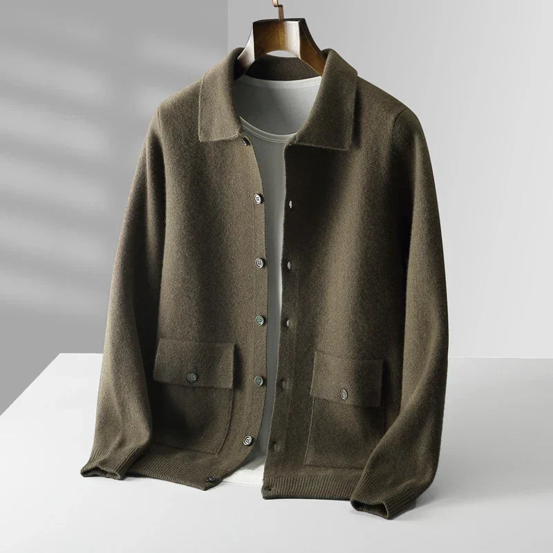 Tommy - Classic Pocket Cardigan | By Julian & Claire Toronto