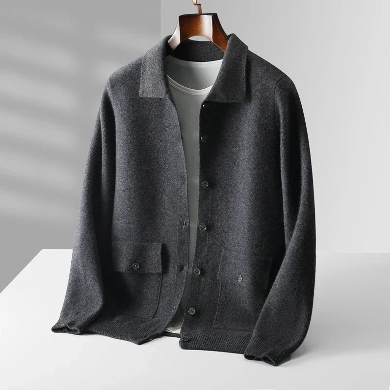 Tommy - Classic Pocket Cardigan | By Julian & Claire Toronto