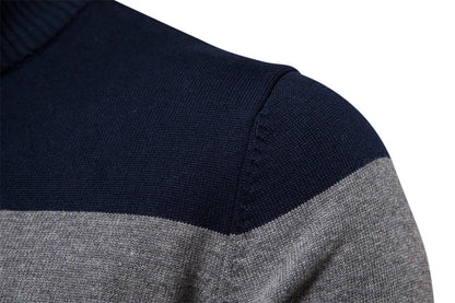 Callen - Stretch Knit Quarter-Zip Sweater | By Julian & Claire Toronto