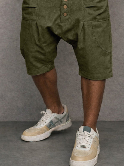 Mell - Casual Drop Crotch Shorts | By Julian & Claire Toronto